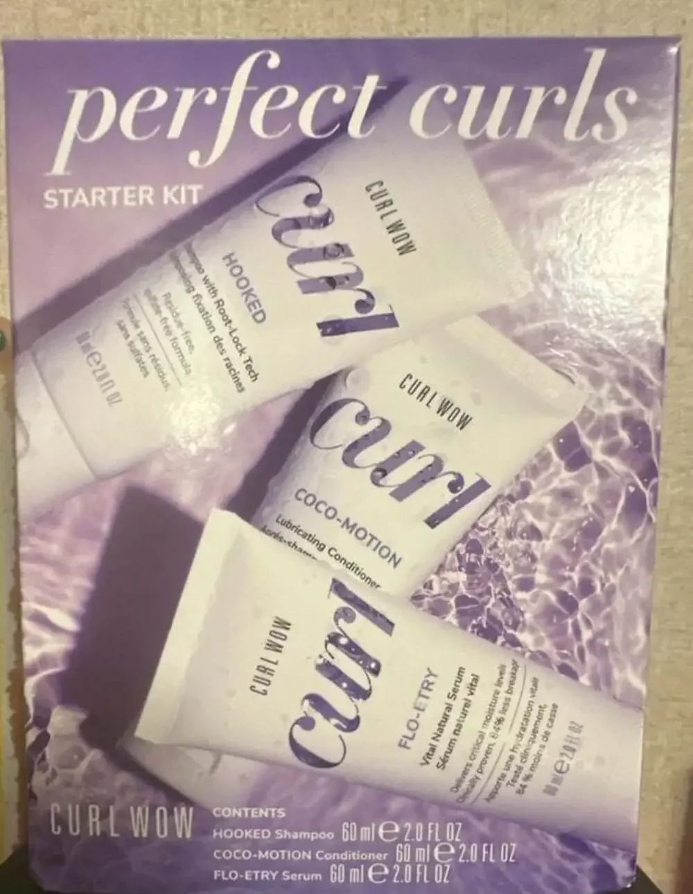 Color Wow Curl Wow Perfect Curls Starter Kit (Shampoo, Conditioner & Serum) Set